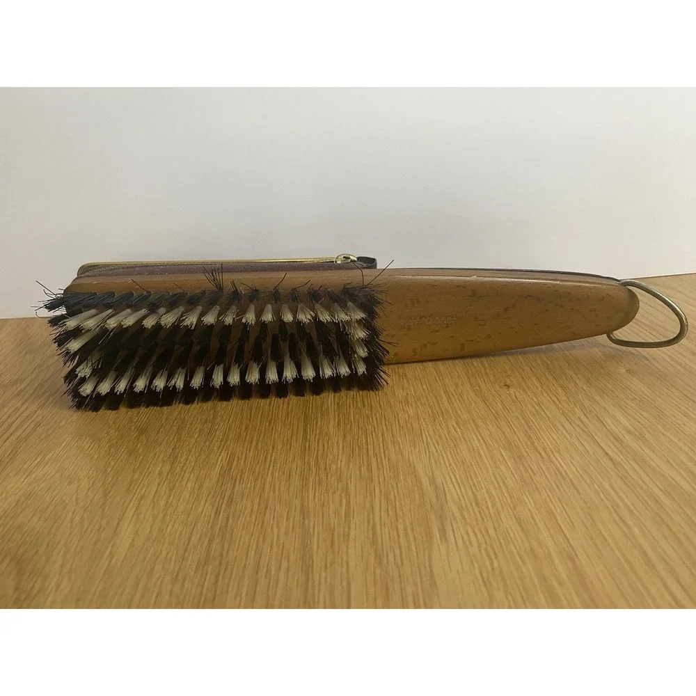 Vintage Golden Seal West Germany Brush & Shoe Horn Travel Grooming Set